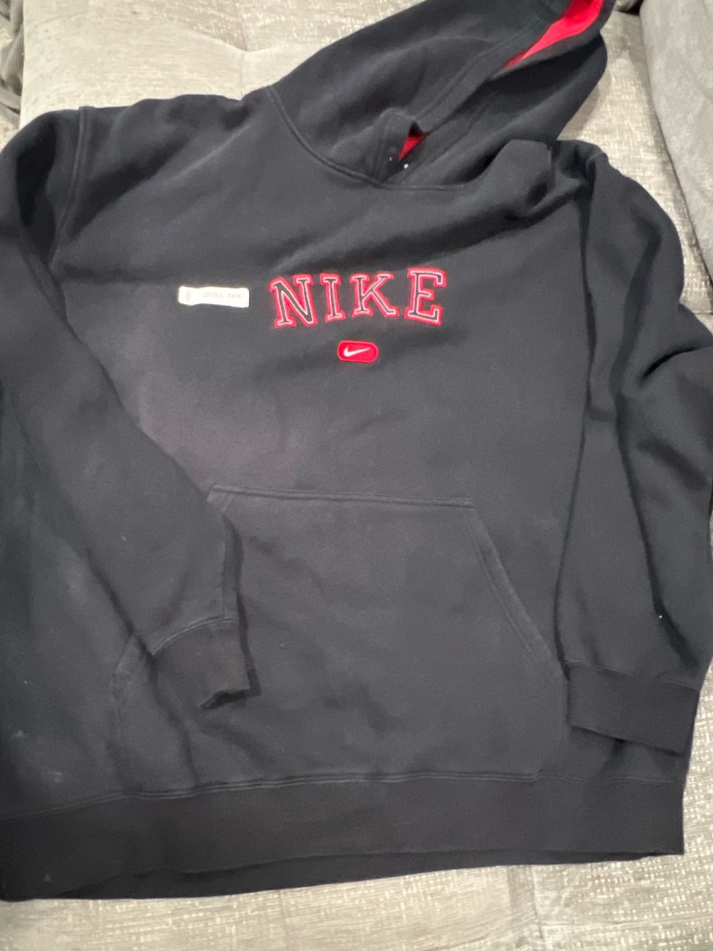 Vintage Nike Center Swoosh / Spellout Hoodie